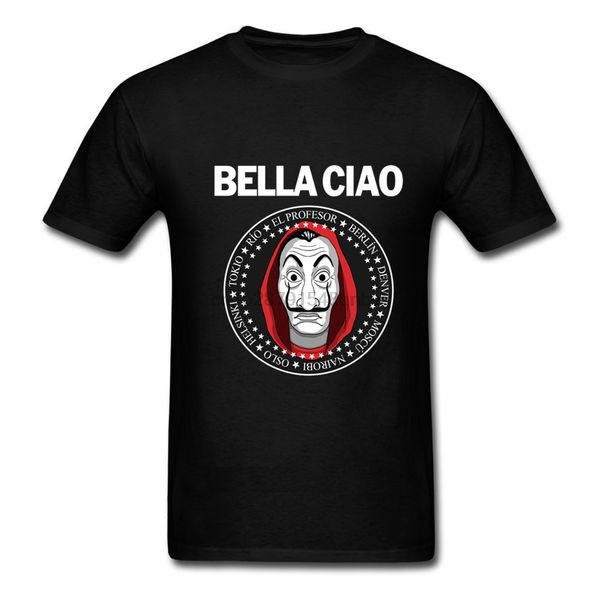 

деньги heist тройники телесериал tshirts забавный дизайн la casa de papel футболка с коротким рукавом дом бумаги тенниска спорта с капюшоном