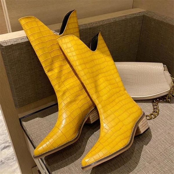 

boots 2021 warm women net red 4 cm square heel fashion 4-8 9 maiernis, Black