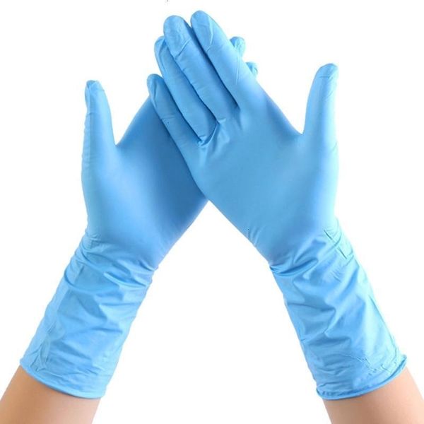 

100pcs for disposable real blue dishwashing gloves gloves household women men food gloves durable household supplies