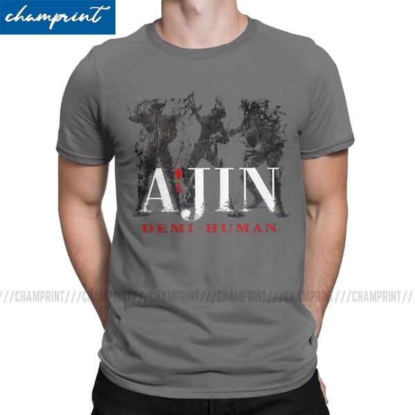 

funny ajin demi-human t-shirts for men crew neck pure t shirt short sleeve tee shirt 4xl 5xl 6xl clothes sport hooded sweatshirt hoodie