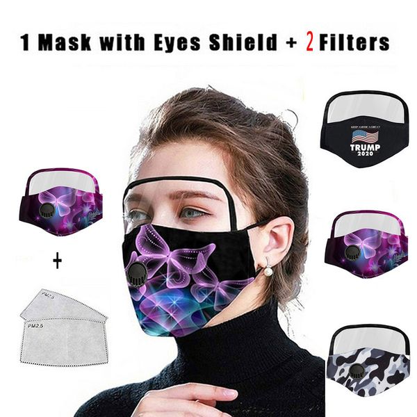 

protection trump face mask eyes shield all-around fashion face mask with 2 filter designer mask for adults el0h