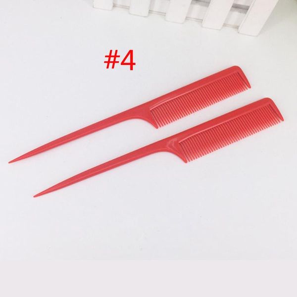 

2 шт. / лот тонкосетная парикмахерская волос стиль крыс хвостовик профессиональный расческа салон главная 2 шт. / лот fine-thech q bbylrm, Silver