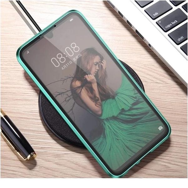 

double-sided magnetic protec case for huawei p40 p30 p20 p10 mate 30 20 10 por lite honor 10 20 3 qylmeb