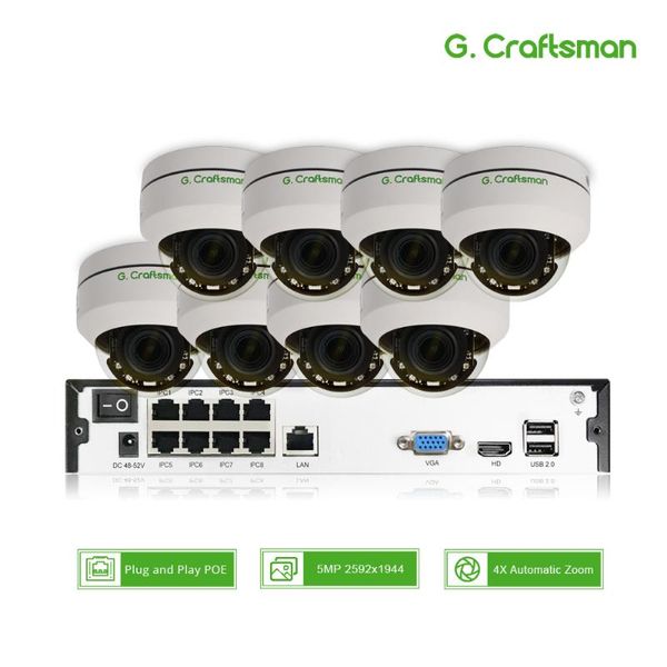 

8ch 5mp poe ptz system kit h.265 cctv security 16ch nvr indoor waterproof 2.8-12mm 4x optical zoom ip camera surveillance video