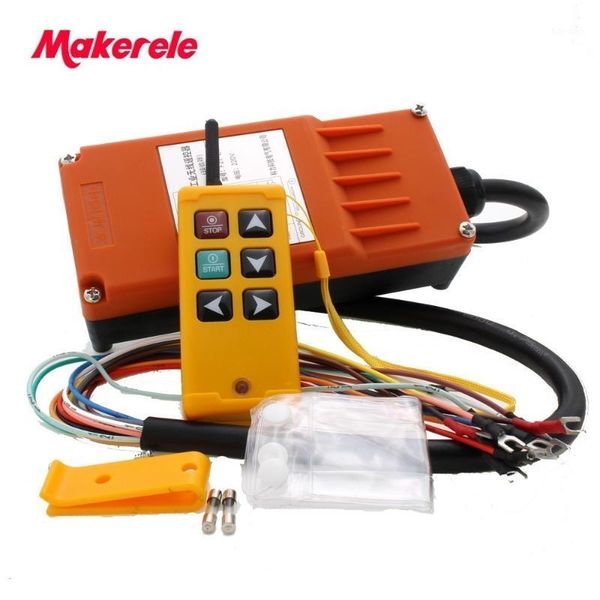 

makerele mklts-6 6 keys control industrial remote controller 1 transmitter+1 receiver dc12v 24v,ac36v 110v 220v 380v1