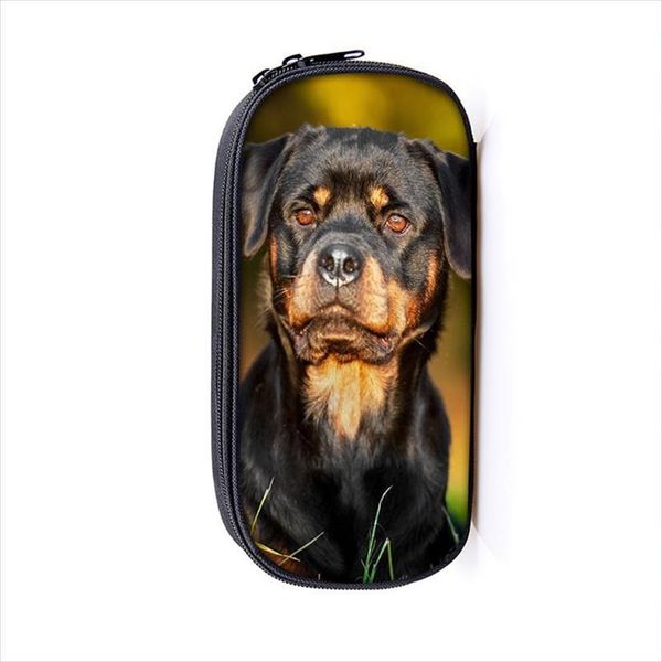 

dog beagle german shepherd rottweiler cosmetic cases pencil bag women makeup bags teenager girls pencil box school case supplies