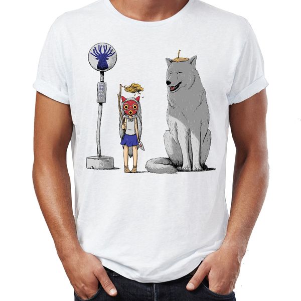 

men's t shirt princess mononoke my neighbor moro funny crossover awesome artwork printed tee sport hooded sweatshirt hoodie