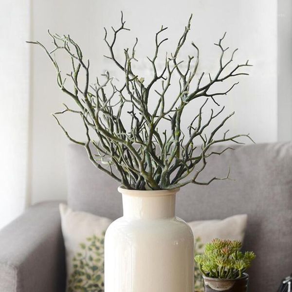 

decorative flowers & wreaths artificial tree branch wood white plastic small dried branches plant for wedding party home el venue decoration
