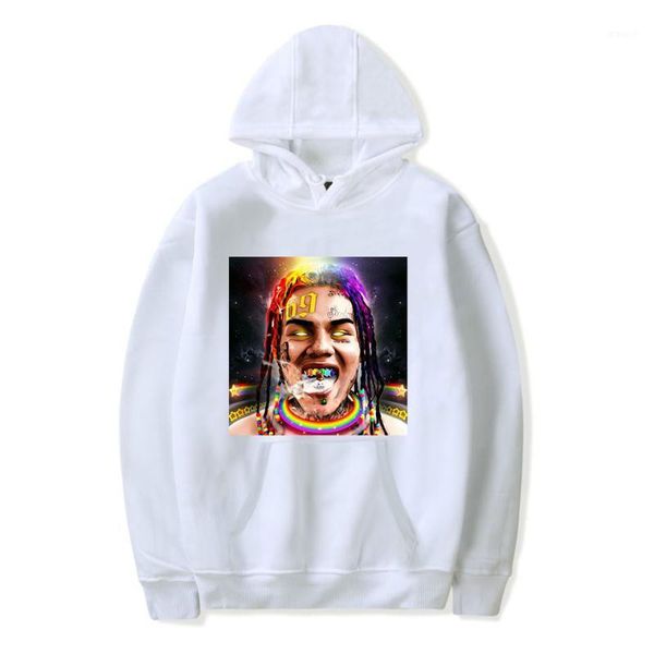 

fashion hoodies up to date rapper hip hop tekashi69 6ix9ine men women sweatshirt casual 6ix9ine hoodies harajuku cotton pullover1, Black