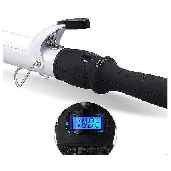 

lcd display hair curling iron machine ceramic hair curler curling wand rollers care styling tools 2 qylehz sweet07