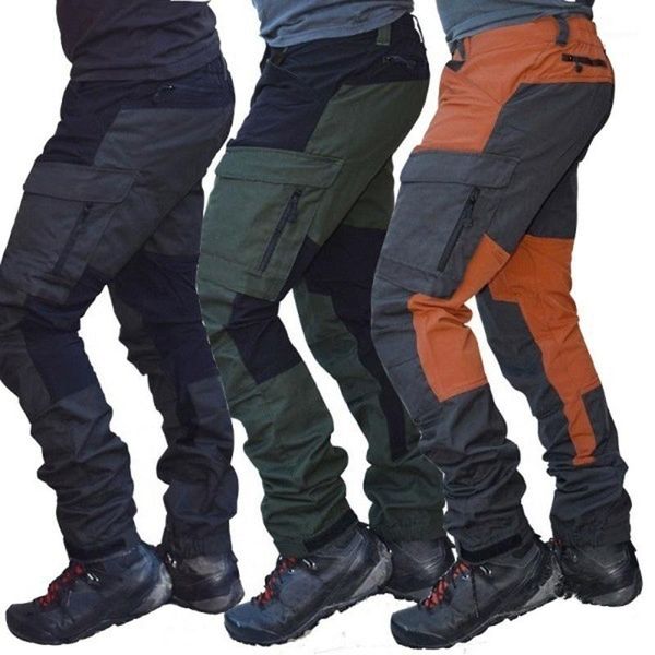 

cargo pant mens casual pant fashion pantalon homme streetwear trousers 2020 new outdoor work pants size s~3xl1, Black