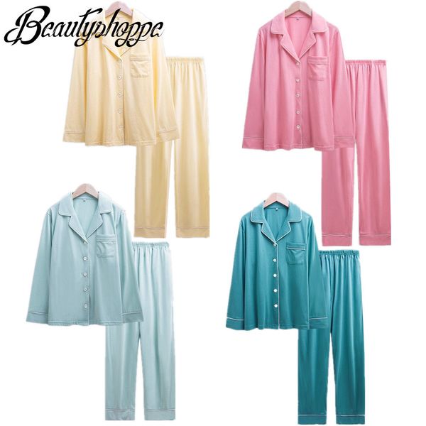 

winter 100% cotton pajama for women pj full sleeves homewear pijama mujer invierno pure cotton sleepwear 2pcs pyjama femme h1210, Black;red