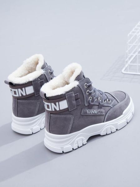 

women winter snow boots 2020 new fashion style high-shoes casual woman waterproof warm woman female white black