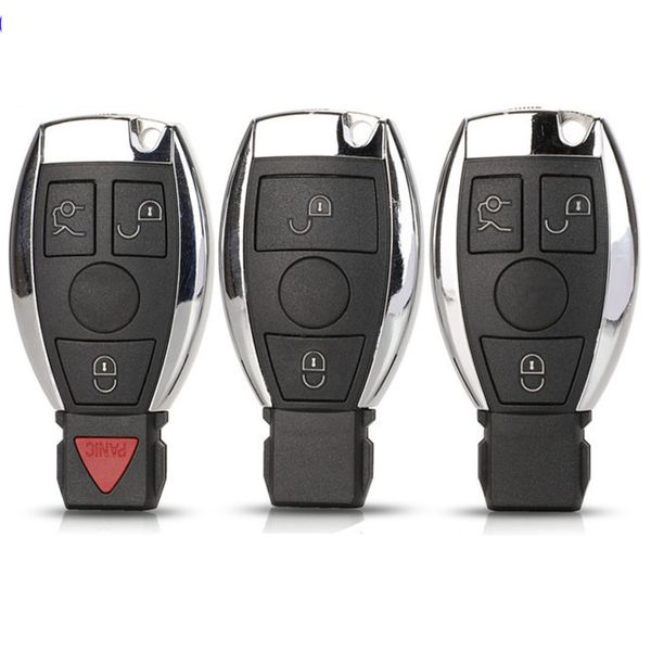 2/3/4 B Keyless Entry Remote-Autoschlüssel für Mercedes Benz Baujahr 2000+ Unterstützt Original NEC und BGA