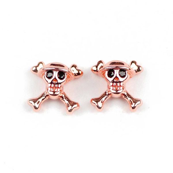 

jhnby 4pcs skull pendants copper spacer bead west cowboy skeleton charms loose beads for jewelry bracelet making diy accessories wmtlda, Bronze;silver