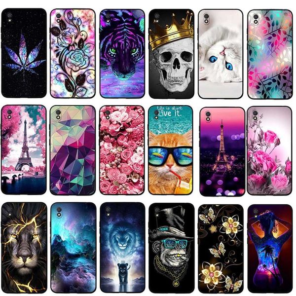 

millet redmi 9a soft silicon sheath, redmi 9a 6.53 "tpu thin back shell