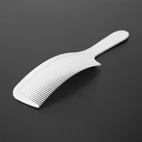 

1pc hair comb pro curved hair clipper cutting comb anti-static salon cutting comb hairdressing brush hair sa jllhmz, Silver