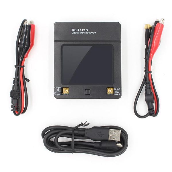 

dso112a 5msps oscilloscope tools touch screen usb digital storage handheld mini durable 2mhz stable analyzer portable