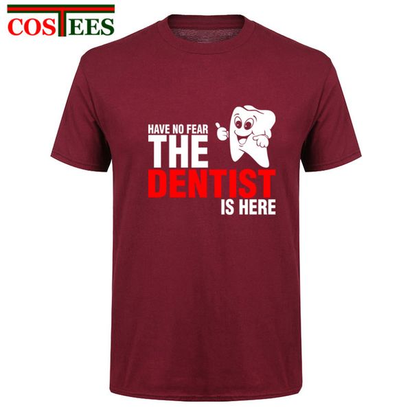 

спорт have no fear стоматолог здесь тенниска новизна смешные tshirt mens brand-одежда с коротким рукавом camisetas masculina tshirt ьотте