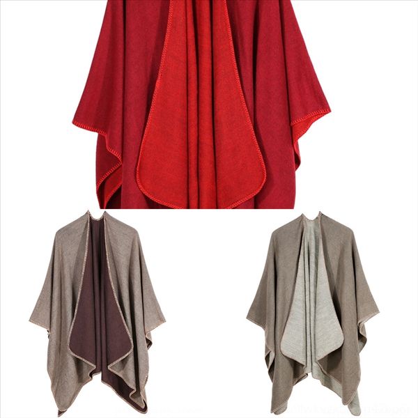 

z8h designer dener letter and scarf cashmere and ring silk scarf solid color for women shl shawl scarf fashion brand long, Black