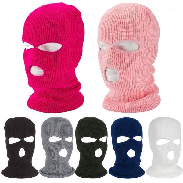 

2020 full face mask ski mask winter cap balaclava hoodarmy 3hole cover bandana balaclava headband magic bandana scarf1, Black