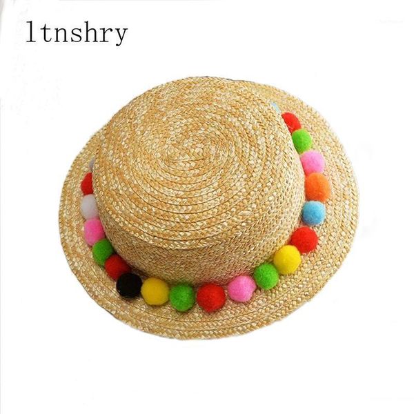 

2020 new summer sun hats fashion wheat panama summer hats for women boater chapeau paille ladies straw accessories1, Blue;gray