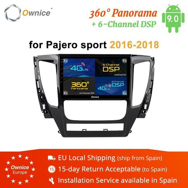 

ownice k2 k5 k6 2din android 9.0 car radio stereo gps navi for mitsubishi pajero sport 2016-2018 car dvd 4g dsp 360 panorama1