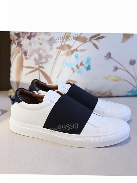 

mens womens leather casual shoes fashion white leather shoes flat outdoors daily dress party shoes with size36-45, Black
