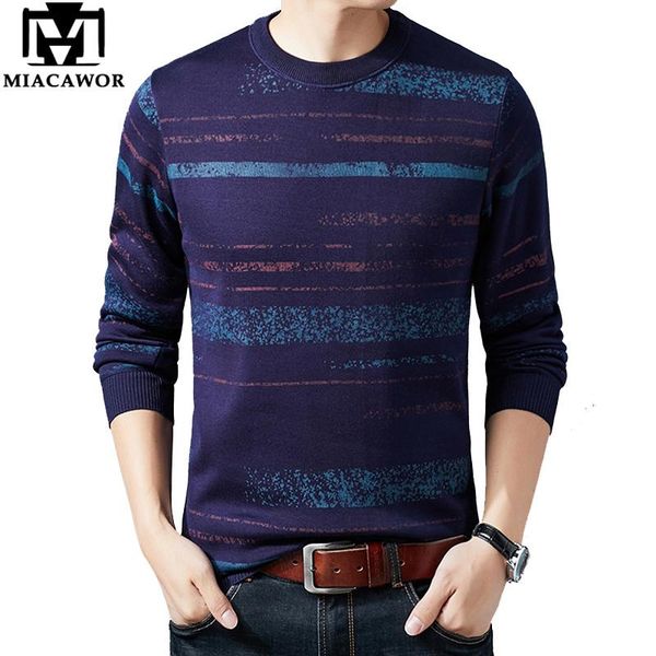 

men's sweaters miacawor men sweater thick warm y296, White;black