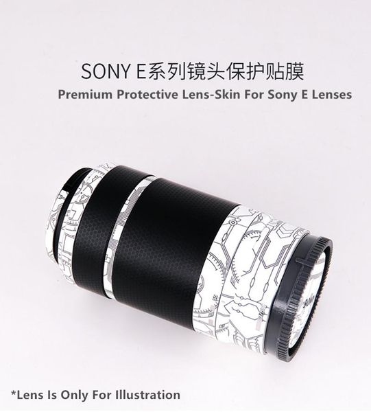 

lens skin decal sticker wrap film for e 55-210 anti-scratch protector cover case