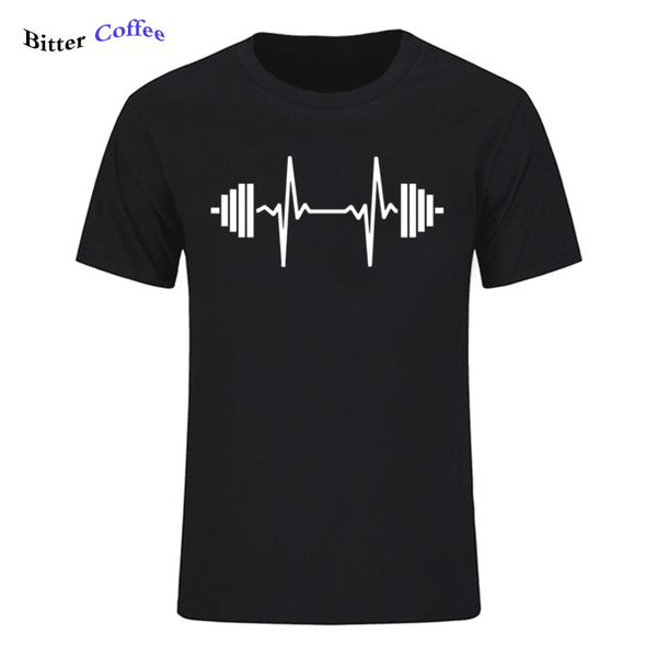 

фитнес штанга life heartbeat забавляет с коротким рукавом o шеи бодибилдинг спортивные тренажеры спортивные толстовка с капюшоном толстовка