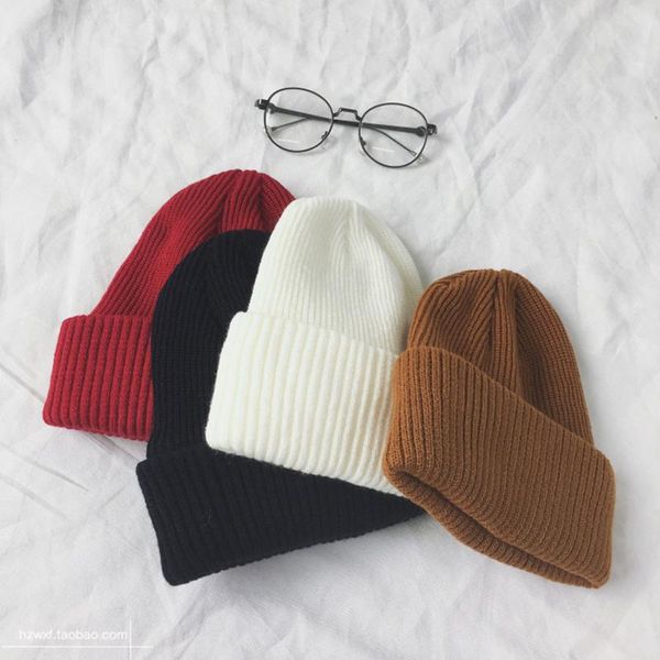 

couple solid color wool blend knitted beanie hat warmer ear soft ski cap, Blue;gray