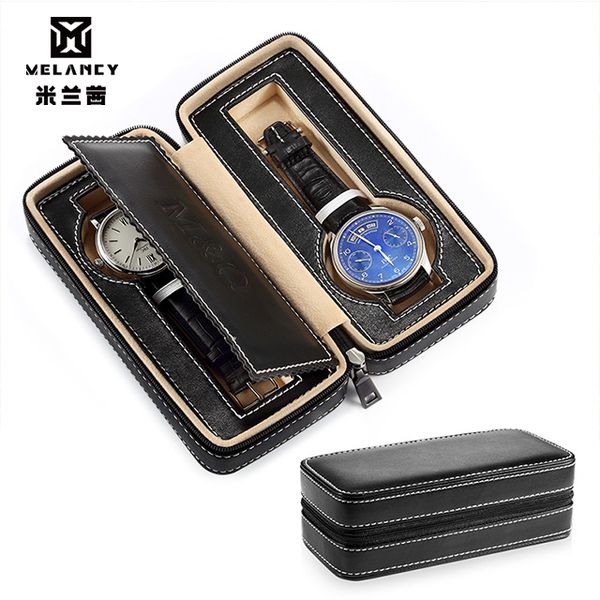 

luxury leather storage jewelry travel boxes fashion watch display case box