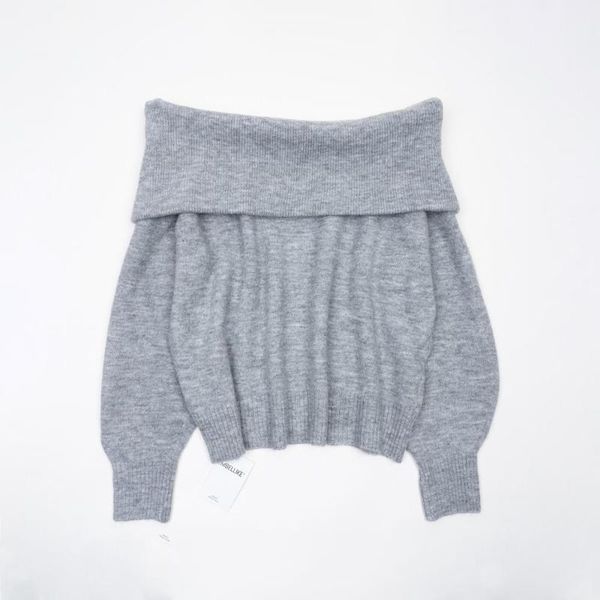 

cute fluffy off shoulder sweater women fashion knitted sweaters jumpers1, White;black