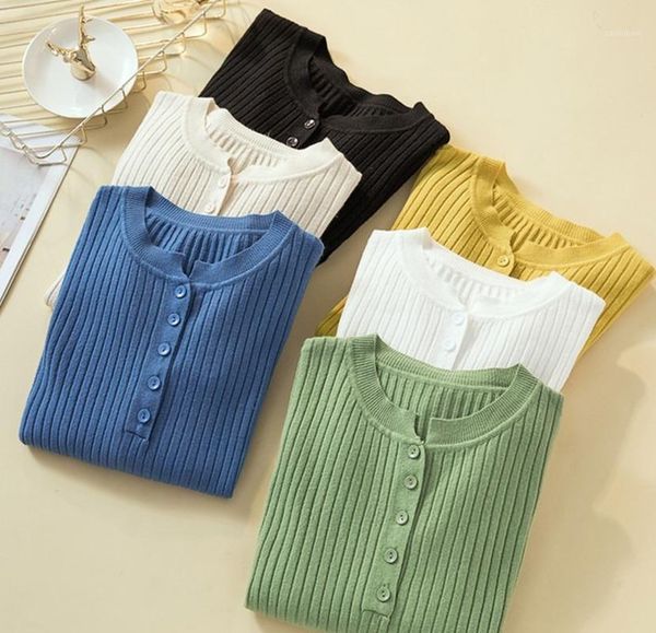 

net red bottoming shirt women's knitted bottoming shirt spring and autumn sweater women long-sleeved thin section all-match1, White;black