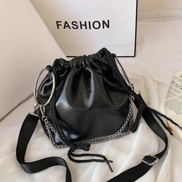 

women bag selling bucket bag women 2020 luxury pu leather shoulder designer handbags small bucket hand bags travel sac