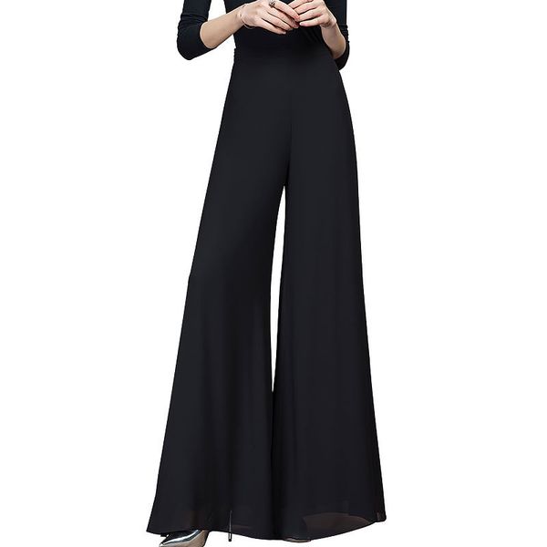 

spring fashion vertical waist high leg black pants women mysl, Black;white