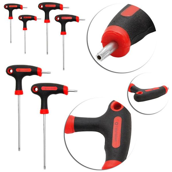 

t-handle grip torx & hex allen key screwdriver driver tool t10/15/20/25/30/40