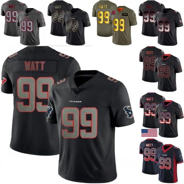 

хьюстон техасцы men # 99 j.j. watt мужчины женщины молодежь джерси, Black;red