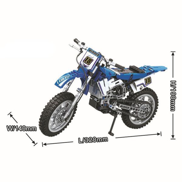 

7045 474pcs technic city moto cross bike building blocks set diy bricks classic model kids toys for children gift qylmeb mywjqq