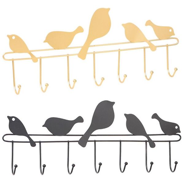 

hooks & rails -nordic minimalist bird perforated fitting room wall bathroom racks dormitory kitchen storage