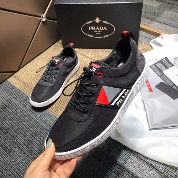 

2020 zapatillas deporte lujo black leather strap design outdoor jogging walking sneakers luxury brands casual shoes#1f