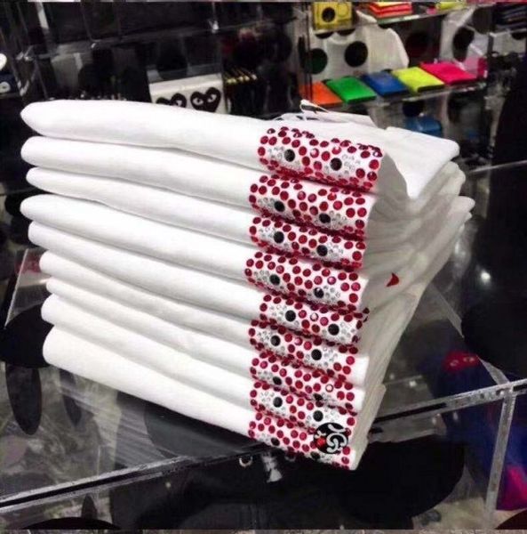 

new fashion brand loose cotton drill red heart embroidery short sleeve t-shirt for women and men's lovers wear couple wearembroidery co, White