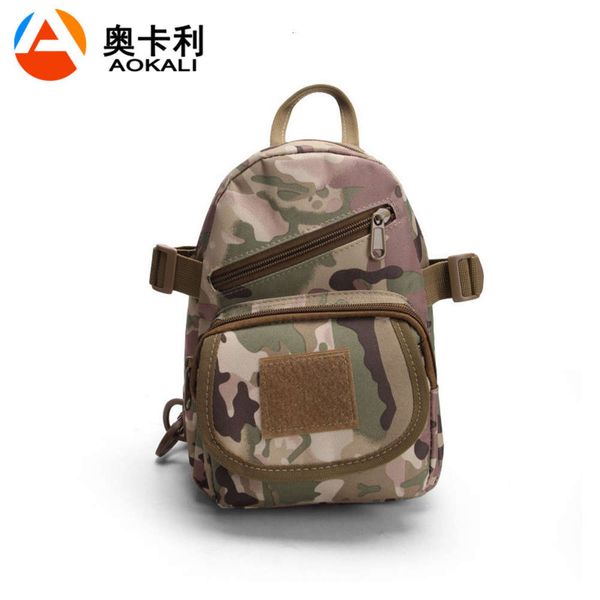 

new men's and women's sports chest bag camouflage tactical bag travel leisure backpack mini tool bag