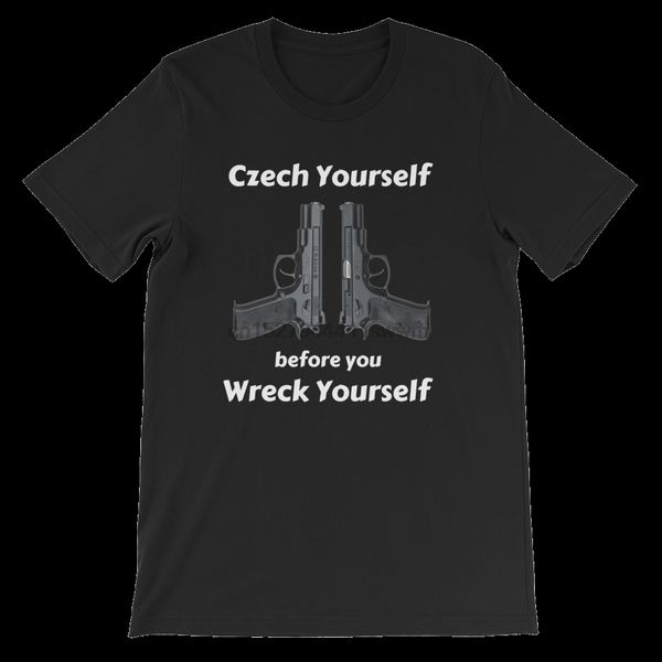 

czech yourself cz75 short-sleeve t-shirt sport hooded sweatshirt hoodie