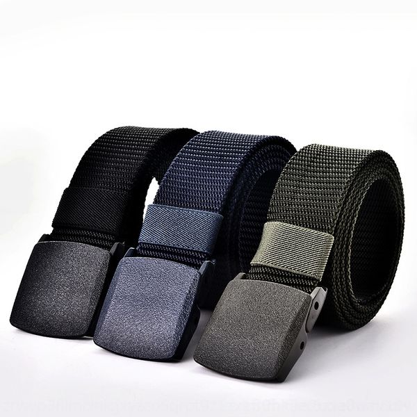 

i6tvu new new women's and canvas nylon pig9f men's pants casual pantscanvas casual pants youth belt automatic smoothbelt belt, Black;brown