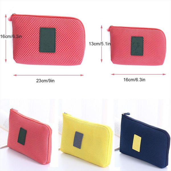 

1pc portable travel earphone cable usb digital gadget organizer storage makeup bag cosmetic cases pouches toiletry bags