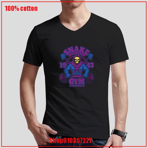 

mens t shirt new snake mountain gym skeletor v t shirt man summer casual fashion creativity print tees sport hooded sweatshirt hoodie