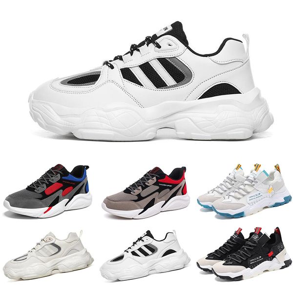 

men running shoes color white black red blue green fashion comfortable platform shoes mens trainers design sneakers size 39-44