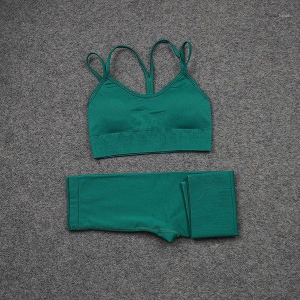 

seamless woman's yoga set workout sportswear gym clothing fitness bra crop sport shorts tank suit sports suits1, White;red